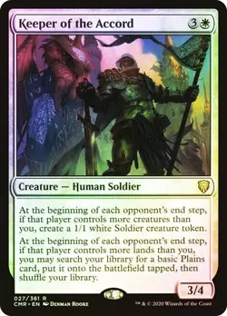 MTG - Keeper of the Accord *Foil* | CMR Commander Legends | NM - Image 1
