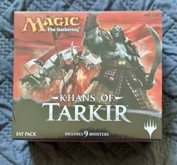 Magic The Gathering Khans Of Tarkir Fat Pack MTG New/Sealed - Image 1