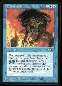1x Force of Will - Alliances - NM - MTG - Image 1