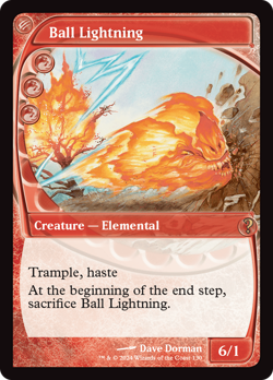 Ball Lightning (Future Sight) [Mystery Booster 2] Magic MTG - Image 1