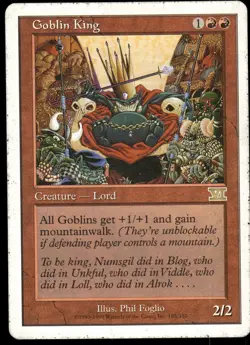 1x Goblin King - Classic Sixth Edition - MP - MTG - Image 1