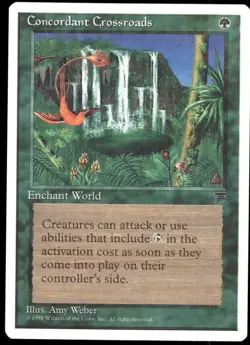 1x Concordant Crossroads - Chronicles - NM - MTG - Image 1