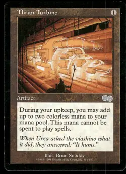 1x Thran Turbine - Urza's Saga - MP - MTG - Image 1