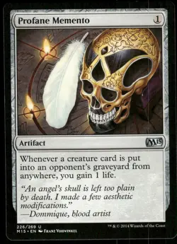 1x Profane Memento - Magic 2015 (M15) - NM - MTG - Image 1