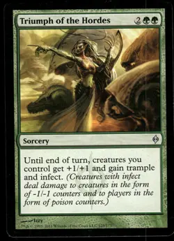 1x Triumph of the Hordes - New Phyrexia - NM - MTG - Image 1