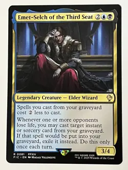 Emet-Selch of the Third Seat Commander: Final Fantasy Non-Foil Regular MTG NM - Image 1