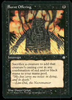 1x Burnt Offering - Ice Age - LP - MTG - Image 1