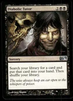 1x Diabolic Tutor - Magic 2012 (M12) - NM - MTG - Image 1