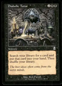 1x Diabolic Tutor - Odyssey - MP - MTG - Image 1