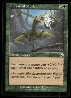 1x Ancestral Mask - Mercadian Masques - NM - MTG - Image 1