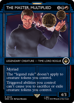 The Master, Multiplied (Showcase) [Doctor Who] Magic MTG - Image 1