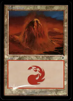 1x Foil Mountain (344) - Invasion - NM - MTG - Image 1
