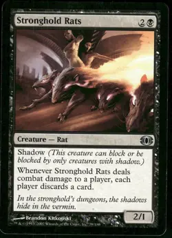 1x Stronghold Rats - Future Sight - NM - MTG - Image 1