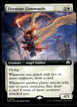 1x Firemane Commando (Extended Art) - Commander: March of the Machine - NM - MTG - Image 1