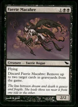 1x Faerie Macabre - Shadowmoor - LP - MTG - Image 1