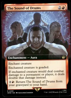 1x The Sound of Drums (Extended Art) - Universes Beyond: Doctor Who - NM - MTG - Image 1