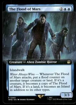 1x The Flood of Mars (Extended Art) - Universes Beyond: Doctor Who - NM - MTG - Image 1