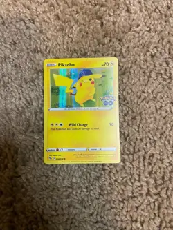 Pokemon Pikachu 28/78 Pokemon Go Promo Black Star - Image 1