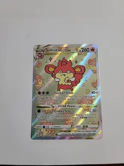 Simisear VSTAR GG37/GG70 Crown Zenith: Galarian Gallery Ultra Rare Pokemon TCG - Image 1