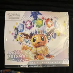 Pokemon TCG S&V Prismatic Evolutions ETB Elite Trainer Box FACTORY SEALED - Image 1