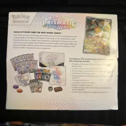 Pokemon TCG S&V Prismatic Evolutions ETB Elite Trainer Box FACTORY SEALED - Image 2
