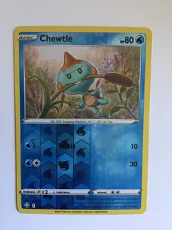 Pokemon TCG Shining Fates Reverse Holo Chewtle 26/72 - Image 1