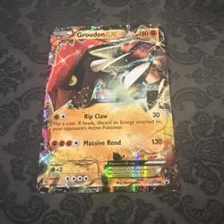 Pokemon TCG Groudon EX XY42 Ultra Rare Black Star Promo - Image 1