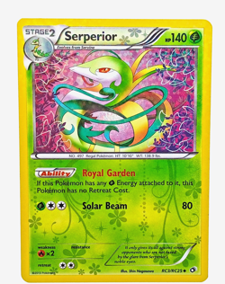 Serperior RC3/RC25-Legendary Treasures Radiant Collection 2013-Holo R Pokemon NM - Image 2