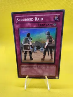 Scrubbed Raid DP09-EN029 SUPER RARE Duelist Pack 9: Yusei 2 Unlimited EDITION - Image 1