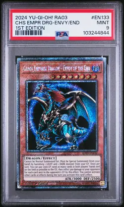 2024 1ST ED #EN133 CHAOS EMPEROR DRAGON - ENVOY OF THE END PSA 9 - Image 1