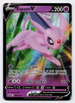 Espeon V [SWSH201] SWSH: Black Star Promo [Pokemon Card English] - Image 1