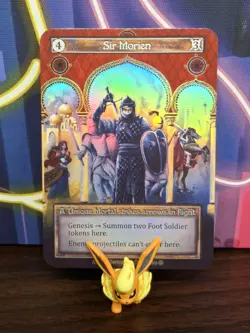 Sir Morien Foil Sorcery Contested Realm, Arthurian Legends Unique Mortal Card - Image 1