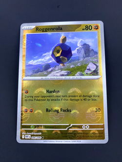 Pokemon Card Roggenrola (Poke Ball Pattern) Common SV: White Flare 046/086 NM - Image 1