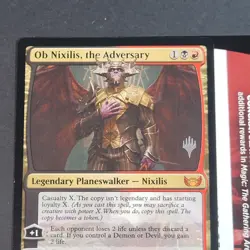 MTG Card - 1x Ob Nixilis The Adversary - Streets of New Capenna NM - Promo Pack - Image 5