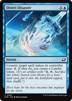 4x Divert Disaster PLAYSET Near Mint NM EOE Edge of Eternities x4 Magic MTG - Image 1