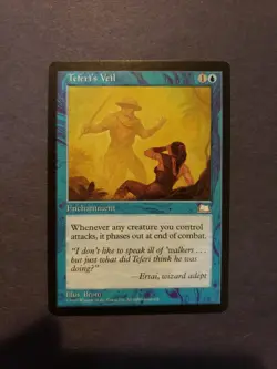 MTG Magic the Gathering Teferi's Veil (834/1104) MP - Image 1