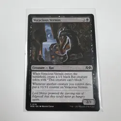 Voracious Vermin Wilds of Eldraine WOE Magic The Gathering MTG NM C 0116 - Image 1