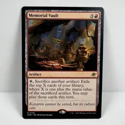 Memorial Vault - Edge Of Eternities MTG Magic The Gathering EOE #0145 Rare - Image 1