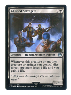 Al Bhed Salvagers #0088 NM Final Fantasy FIN MTG Magic The Gathering - Image 1