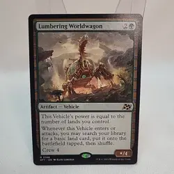 Lumbering Worldwagon MTG NM Non Foil Regular Near Mint Fast Shipping From Canada - Image 1