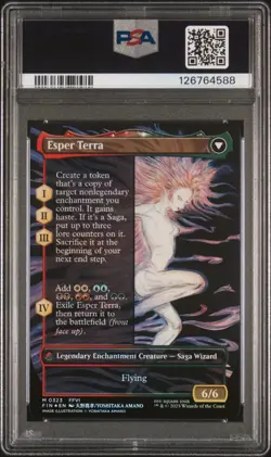 2025 MTG Final Fantasy Terra Magical Adept Artist Borderless FOIL 0323 PSA 10 - Image 2