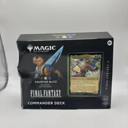 MTG Final Fantasy Commander Deck Counter Blitz Damaged Box - Image 1