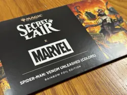 MTG Secret Lair X Marvel’s Spider-Man: Venom Unleashed (Colors) - Rainbow Foil - Image 2