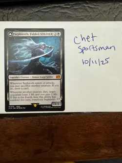 Sephiroth, Fabled SOLIDIER Final Fantasy NM mtg - Image 1