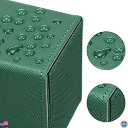 Yookeer 4-Pack Leather Card Deck Boxes - Stylish Storage for MTG Commander Cards - Image 3