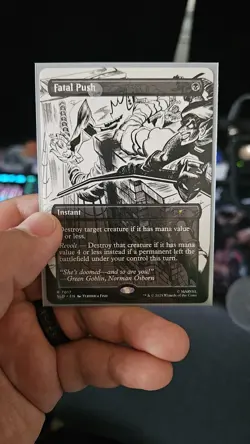 MTG Spider-Man FATAL PUSH 7017 SECRET LAIR DROP NONFOIL RARE Hit Magiccon 2025 - Image 1