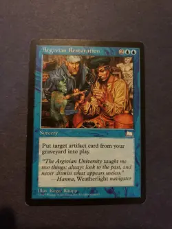 1 x Argivian Restoration Weatherlight MP MTG Magic The Gathering - Image 1