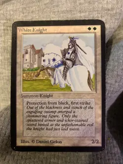 MTG White Knight Alpha English “Very Hot” - Image 1