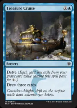 Treasure Cruise - Light Play MTG Khans of Tarkir - Image 1