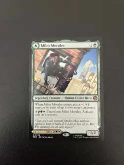 Miles Morales - Ultimate Spider-Man - MTG - Spider-Man Regular Mythic Rare 108 - Image 1